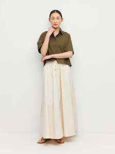 Skirts: Kev Skirt (Organic Cotton) Parchment