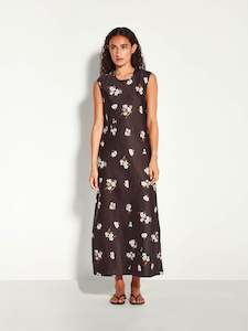 Workwear: Fran Dress (Moonflower Twill) Golden