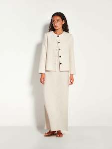 Workwear: Mimi Jacket (Vintage Linen) Natural