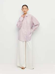Sunday Shirt (Linea Cotton) Sunset Stripe