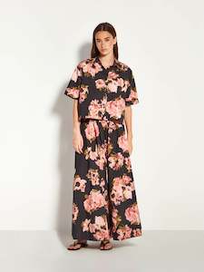 Everly Shirt (Ruffled Tulips Cotton) Shadow