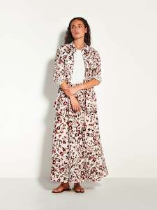 Elara Shirt (Leo Cotton) Savanna