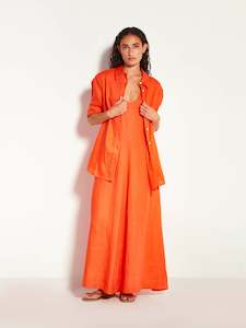 Bold: Elara Shirt (Soft Linen) Poppy