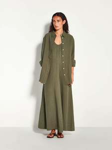 Bold: Elara Shirt (Soft Linen) Khaki