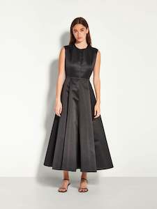 Bold: Monet Dress (Heavy Matte Satin) Black