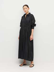 Lenora Dress (Resort Cotton) Black