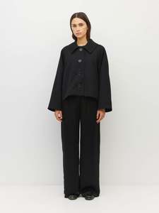 Rafaella Jacket (Tech Twill Suiting) Black