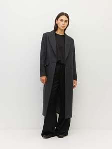 Mantelle Coat (Woollen Twill) Storm Cloud
