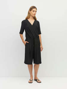 600: Lark Jumpsuit (Silk CDC) Black