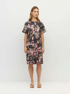 All 1: Micky T Dress (Luxe Cotton) Soft Camelia