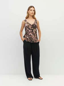 Ingrid Cami (Blush Petals Silk CDC) Soft Camelia