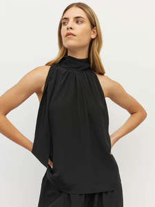 Eventwear: Zelda Blouse (Silk CDC) Black