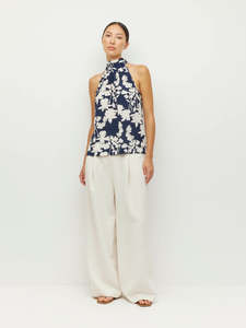 Eventwear: Zelda Blouse (Shadow Floral Silk CDC) Silhouette
