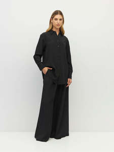 Workwear: Elina Shirt (Silk CDC) Black
