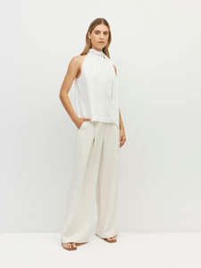 250 500: Zelda Blouse (Cloud Chiffon) White