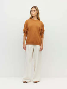 250 500: Cotton Sweatshirt (Cotton Knit) Rust Marle