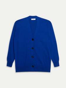 250 500: Marvin Cardi (Cotton Knit) Cobalt