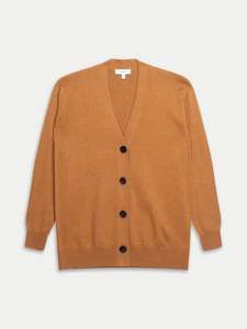 250 500: Marvin Cardi (Cotton Knit) Rust Marle
