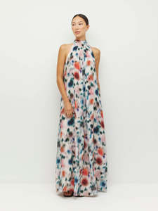 Nico Dress (Rosette Haze Silk CDC) Morning Light