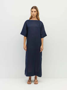 Classic Minimal: Kiko Dress (Heritage Linen) Oxford