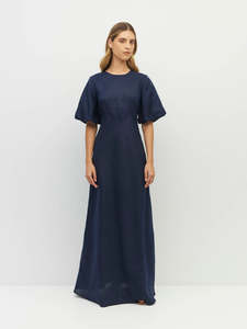 Classic Minimal: Luciana Dress (Heritage Linen) Oxford