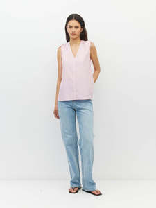 250 500: Tulia Top (Pastel Cotton) Pale Pink