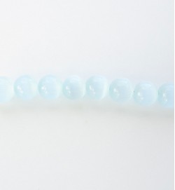 Products: Cats Eye Rounds 4mm Ice Blue
