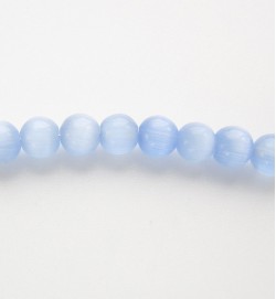 Products: Cats Eye Rounds 4mm Light Blue