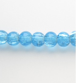 Products: Crackle Glass Beads 4mm Blue