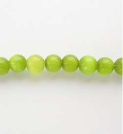 Products: Cats Eye Rounds 4mm Olive