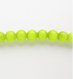 Products: Cats Eye Rounds 4mm Lime