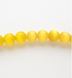 Products: Cats Eye Rounds 4mm Yellow