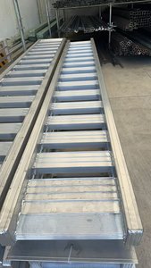 Aluminum loading ramps 3T load capacity 3.5m longX 450mm wide X 142mm Height - o&hellip;