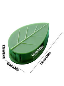 Clips Clamps Ties: Plant Fixed clips, Leaf Shape (2-pc)