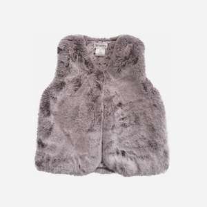 Love Henry Girls Fur Vest (Snow Mauve)