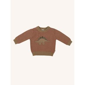 Fleur Harris Stegosaurus Knit Jumper (Cedar)