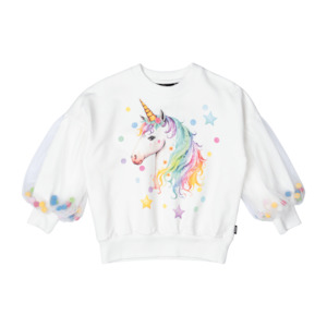 RYK Unicorn Tulle Sleeve Sweatshirt