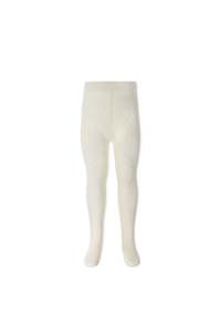 Clothing Toddler: Jamie Kay Scallop Weave Tights (Milk)