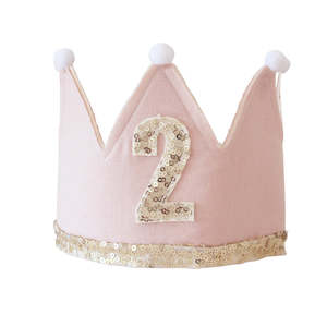 Clothing Toddler: Alimrose 2nd Birthday Crown (Pink)