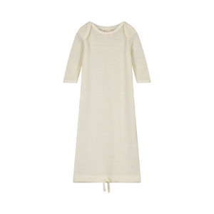 Nature Baby Merino Pointelle Gown (Natural)