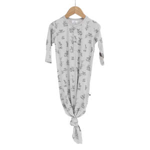 Clothing Baby Sleepwear: B&B Baby Sleep Gown (Grey Burrowers)