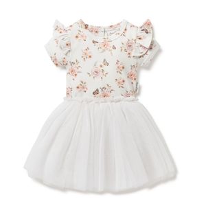 Clothing Toddler: A&O Butterfly Tutu Dress (White)