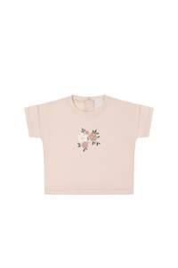 Clothing Toddler Tops: Jamie Kay Pima Cotton Mimi Tee (Boto Pink)