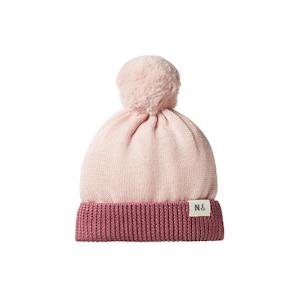 Clothing Toddler Merino: Nature Baby Merino Alpine Pom Pom Beanie (Rose Dust/Rhubarb)