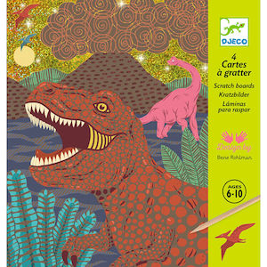 Djeco: Djeco Scratch Cards (When Dinosaurs Reigned)