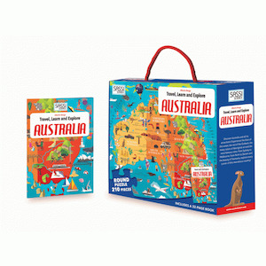 Sassi: Sassi Puzzle & Book Set - Australia (210 Pce Puzzle))