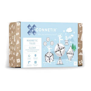 Connetix Tiles: Connetix Tiles 24 Piece Shape Expansion Pack (Clear)