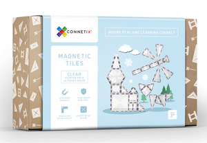 Connetix Tiles: Connetix Tiles 34 Piece Pack (Clear)