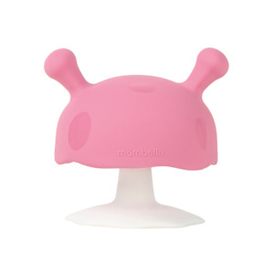 Mombella Mushroom Soothing Teether (Pink)