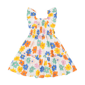 Clothing Toddler Dresses Skirts: RYK Love Me Do Shirred Dress